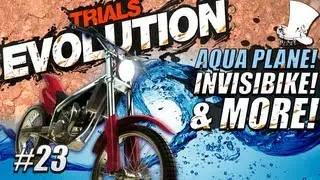 Hatventures - Trials Evolution #23 - Aqua Plane! Go Kart! Invisibike!