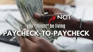 you're NOT living paycheck-to-paycheck if...| FRUGAL AND MONEY SAVING