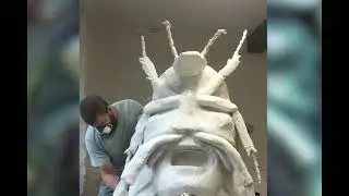 Sculpture time-lapse of the Samurai Beetle.