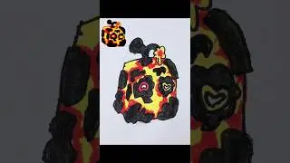 How to draw Magma | Blox Fruits Roblox #drawing