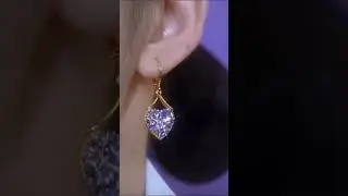 Her Lab Jewelry To Love purple earrings😍#jewellery #earrings #jewellerydesign