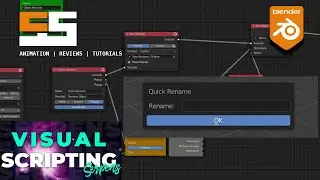 Renamer addon - Serpens Visual Scripting get string variable tutorial