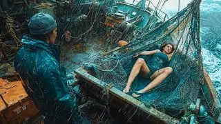 Handsome Man Caught Beautiful Siren in His Net and Took Her Home, But Then Her Husband Came for Her