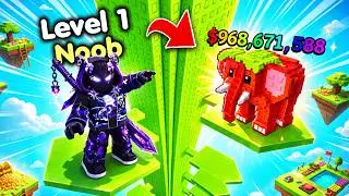 Starting Over as NOOB with OP SECRET in Grow Beanstalk For Brainrots! (Roblox)