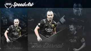 GFX | INIESTA WALLPAPER PACK | SPEED ART