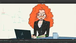 News presenter Bárbara Vara made with Moho! 👩🏻‍🦰📺  By @hattrick6740