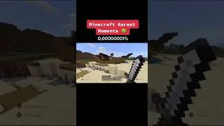 Minecraft Rarest Moments🍀0,00000001% #shorts #minecraftraremoments #minecraftseeds #gaming #fyp