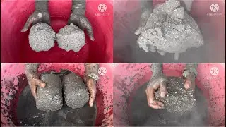Sand ashes stones water crumbling #satisfying