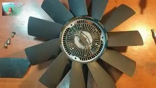 How to replace broken fan blade on BMW E39. How To Replace Fan Clutch on BMW E39. (NO Special Tool)