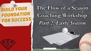 Youth Baseball Early Season Coaching // Part 2 - The Flow of a Season Coaching Workshop