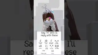 Say ,,Hi" and I will reply! #roblox