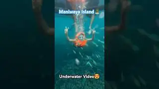 MANIWAYA ISLAND UNDERWATER VIDEO #trendingshorts #maniwaya #islandlife #underwater #wow #beach