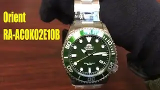 Unboxing Orient Triton Diver's Automatic Sapphire Crystal Watch RA-AC0K02E10B