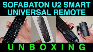 Unboxing SofaBaton U2 Smart Universal Remote Control Programmable Logitech Harmony Replacement