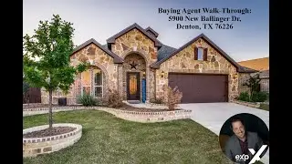 eXp Realty - Buying Agent Walk-Through: 5900 New Ballinger Dr, Denton, TX 76226