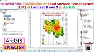 Calculation of Land Surface Temperature LST of Landsat 8 and 9 in ArcGIS