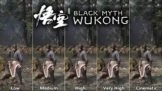 Black Myth Wukong Pc Graphics Comparison Low vs Medium vs High vs Very High vs Cinematic