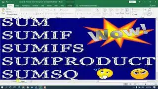 SUMS UMIF SUMIFS SUMPRODUCT SUMSQSUMX2MY2SUMX2PY2SUMXMY2
