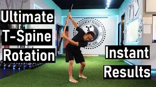 Ultimate T-spine Rotation Exercise for Golfers - Stick Mobility Exercise