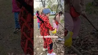 Кто где? мы вот на субботнике. 