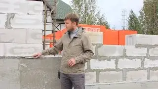 Армирование стен из газоблока