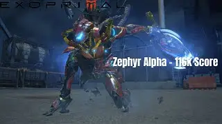 [Exoprimal] Zephyr Alpha Gameplay | 116k Score | PvE Final