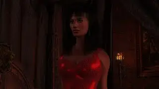 3D study: Lady in red
