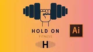 HOW TO DESIGN GYM LOGO AT ADOBE ILLUSTRATOR