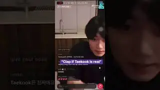 Jungkook clap if taekook is real