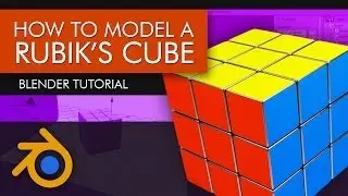 How to Model A Rubik's Cube - Blender Tutorial