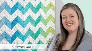 How to Make a Chevron Quilt - Free Quilting Tutorial