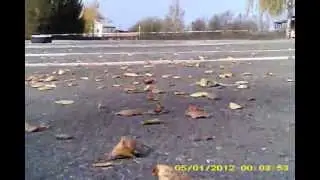 Hooning in leaves