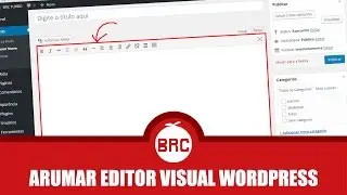 Como arrumar o editor visual do wordpress