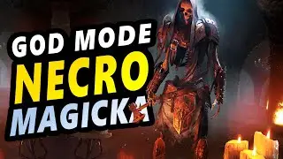 ESO - SOLO MAGICKA NECROMANCER - God Mode - Easiest OP Magicka Necro Build