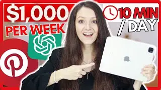 How To Make $1000/week with Pinterest Affiliate Marketing & Chat GPT (The Lazy Way!)