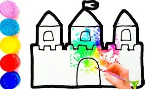 Bolalar uchun qal'a chizish|Castle drawing for kids|Рисование замка для детей