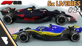 F1 22 - Red Bull Porsche, Subaru, Ferrari Monza, Yellow Ferrari & Jordan 199 - #24