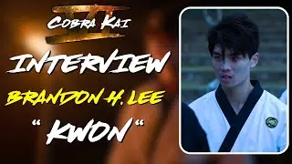 Brandon H.Lee (KWON) Cobra Kai Season 6 - FULL INTERVIEW