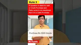 How to know its Cash or Credit Transaction in Journal entry 