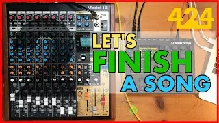 TASCAM MODEL 12 RECORDING: Multitrack Recording a Song (Pt. 2) | 424recording.com