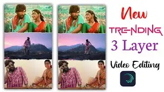New 3 Layer Video Editing || Srivalli Song Status Editing || Puspa Movie Status Editing Video