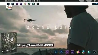 Drone Bundle - One Click to Cinematic Color Luts  finalcutpro premiereprotemplates davinciresolve