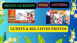 Srinivas Reddy Marriage with Anusha part 10|Arundhati nakshatra darshanam| Photos with Relatives