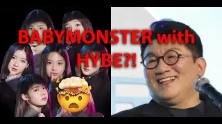 BATTER UP but BABYMONSTER is signed to HYBE !?
