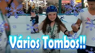 Patinando no gelo - Olhem só os Tombos!!