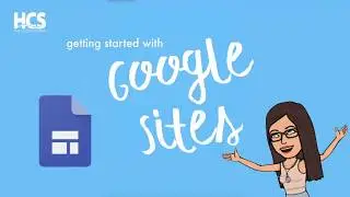 Getting started with Google Sites tutorial