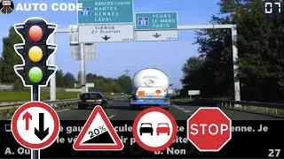 Nouveau examen code de la route 2023 ✅ permis de conduire france 😘 Test Examen théorique 5