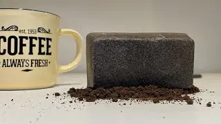 How to Make Cold Process Coffee Soap - For Beginners ASMR Melt & Pour Process