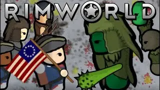 I Slaughtered A Giant Frog Raid In RimWorld As The Continental Army [EP7]