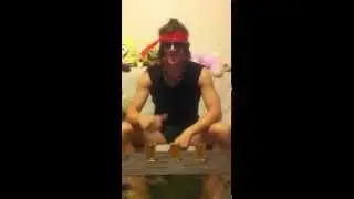 RAMBO побеждает ICE BUCKET CHALLENGE! LOOOOOOOL